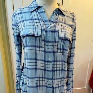 Paige flannel plaid shirt